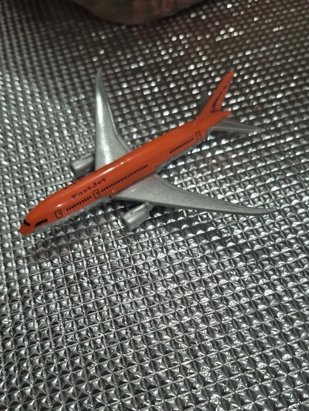 Orange Toy Airplane Die-Cast Model - Kids Cars & Vehicles